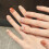 (M) 10PCS Unhas Postiças Glitter Nude Rosa Duráveis 4