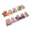 (S) Rhinestone Pink Duck False Nails for Work & Party 7
