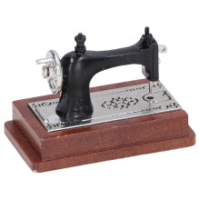 Dollhouse Mini Sewing Machine 1:12 Scale Retro Home Life Scene Gift