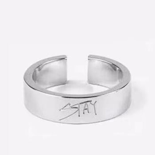 (Open Mouth Ring) Minimalist Retro Silver Open Ring Jewelry Gift 1