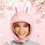 (Hat Pink) Plüsch Tierohren Stirnband Halloween Cosplay 5