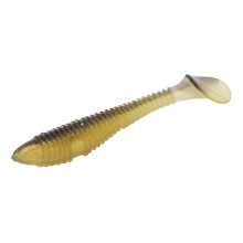 Ozeangeschichten Silikon-Softbaits 15 Stück T-Tail mit Spiral-Design, zweifarbig