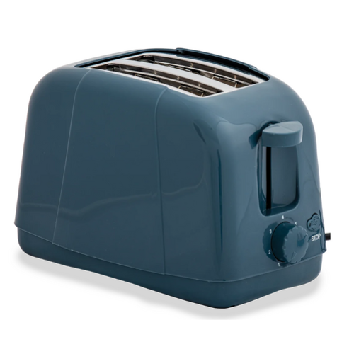 2 Slice Low Wattage Toaster 750W Slate Compact Design