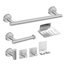 Porte-serviettes au design minimaliste moderne, barre de salle de bain facile à installer, en acier inoxydable 304 résistant à la rouille,