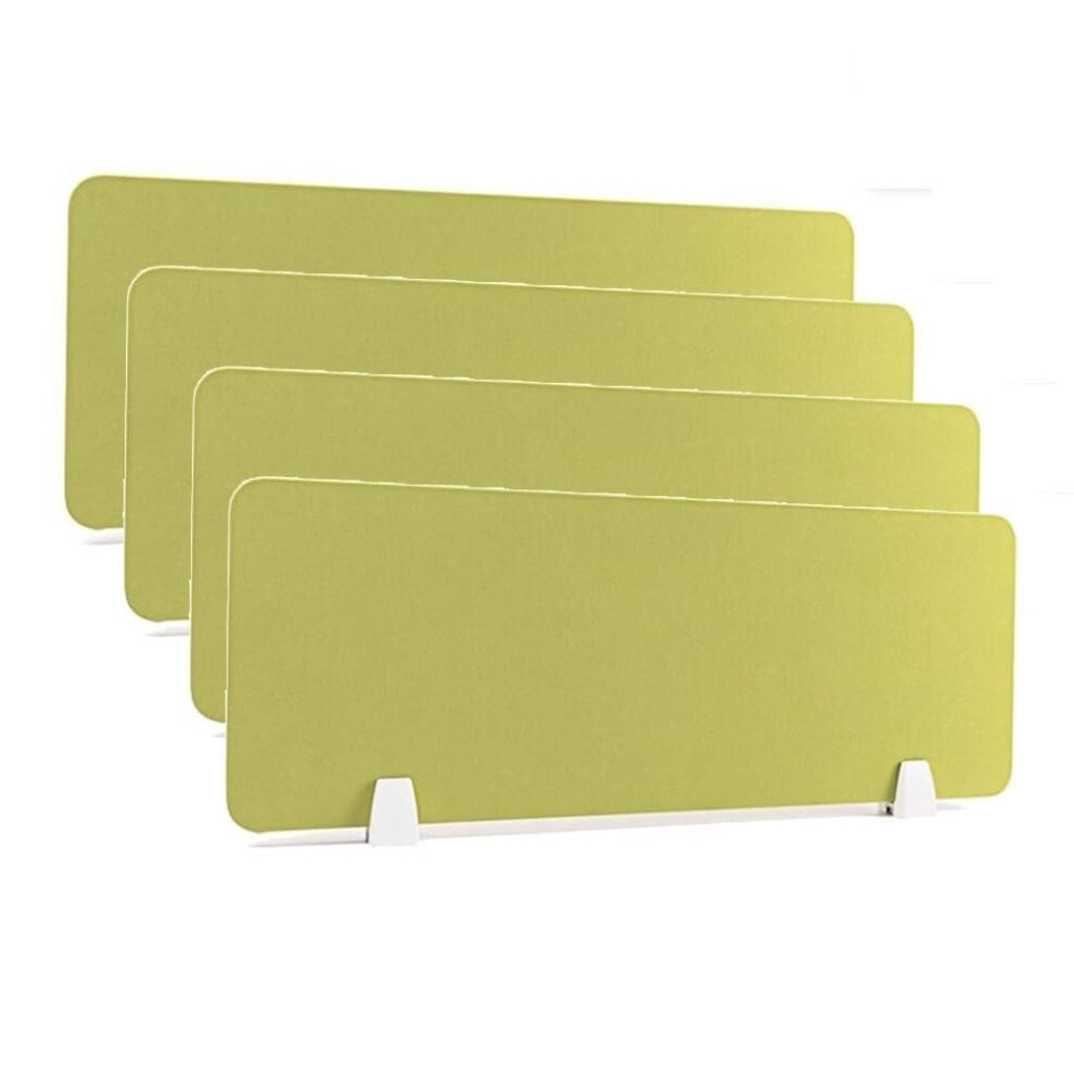 Desk Privacy Divider 4 Pack Acoustic Panels 30X60cm Noise Reduction Clampon For Office 9771547366027