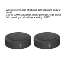 BT17 Motorcycle Helmet Headset 5.0 Wireless Handsfree Stereo Music Player Moto Noise Reduction Earphone