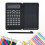 Portable 10-Digit LCD Scientific Calculator with Notepad, Black 15