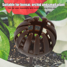100 Stück wiederverwendbarer Düngerkasten für Bonsai, 4 cm-6 cm, Braun