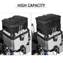 2PCS Motorcycle Aluminum Case Left&Right Luggage Bag Rear  Tail Box Bag for  R1200GS R1250GS F650GS F700GS F750GS