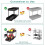 2 Tier Under Sinks Organizer Sliding Cabinet Basket Organizer Storage Rack with Hooks Hanging Cup Kitchen Organizer 2