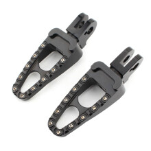 Fußrasten Hinten für Motorrad, Fußrasten, Pedale für 01-15 Bonneville T100 T900 04-15 Trunxon 1200, Schwarz