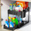 2 Tier Under Sinks Organizer Sliding Cabinet Basket Organizer Storage Rack with Hooks Hanging Cup Kitchen Organizer 7