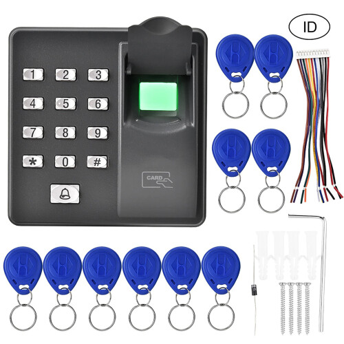 Fingerprint Door Access Control with Biometric Lock, Smart Card and Keypad Multi‑Mode Authentication 1
