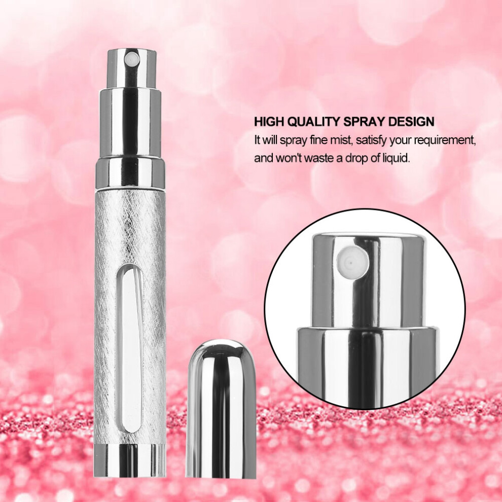 Silver/Pink/Gold 12Ml Refillable Glass Perfume Atomizer Bottle - ,