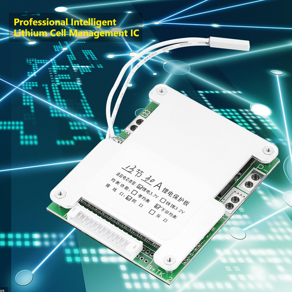 13S 30A Lithium Battery Protection Board, 3.7V, 46G 5011389022144