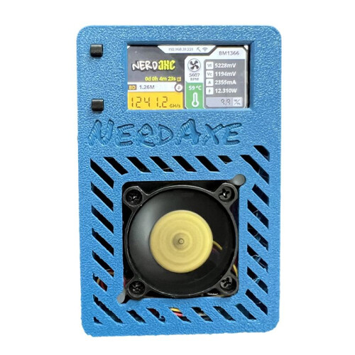 NerdAxe Miner Nerdminer 500Gh/S S19XP BM1366 ASIC para Bitaxe Bitcoin  Miner 1.9 Polegadas Display Loteria Mineração EU PLUG