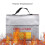 Fireproof Explosionproof Battery Safe Bag 240x180x65mm Silver Gray 8