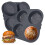 Hamburger-Backformen, Lebensmittelechtes Silikon, Silikon-Hamburger-Form, Selbstgemachte Hamburger-Backformen, SpüLmaschinengeeignet 2
