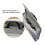 Fireproof Explosionproof Battery Safe Bag 240x180x65mm Silver Gray 4