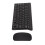 Wireless Keyboard Mouse Combo 10m 2.4G Ergonomic Black 1
