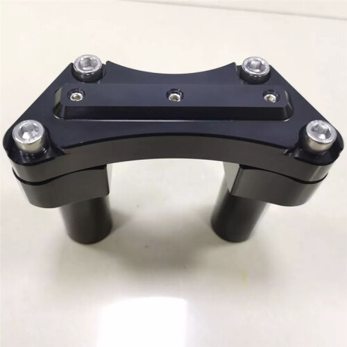 Elevadores de Guidão de 4 Polegadas com Braçadeira Superior Adequados para Guidão de 1 Polegada da  Sportster Dyna FXDWG FXDL