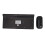 Wireless Keyboard Mouse Combo 10m 2.4G Ergonomic Black 12