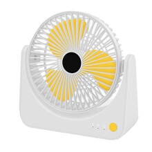 Mini ventilador de mesa recarregável via USB