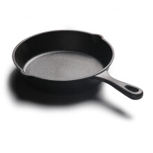 Tigaie din fontă, fund plat, 20 cm