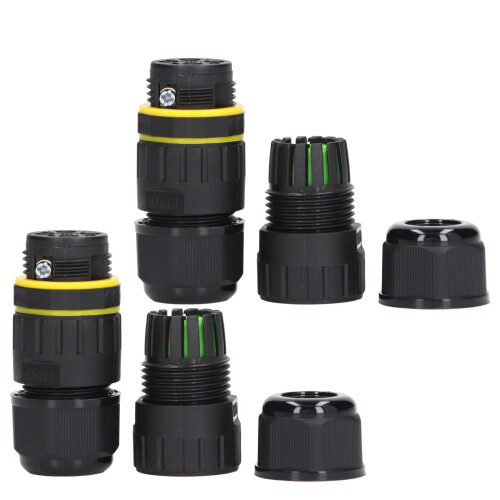 2pcs Junction Box Connector Multifunctional IP68Waterproof Junction Box Cable Connector for Lighting Electronics
