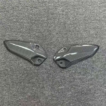 Motorcycle 3K Carbon Fiber Foot Pedal Heel Guard Plates for ZX-4R ZX-4RR ZX4R 2023-2024 ZX-25R 2020-2024