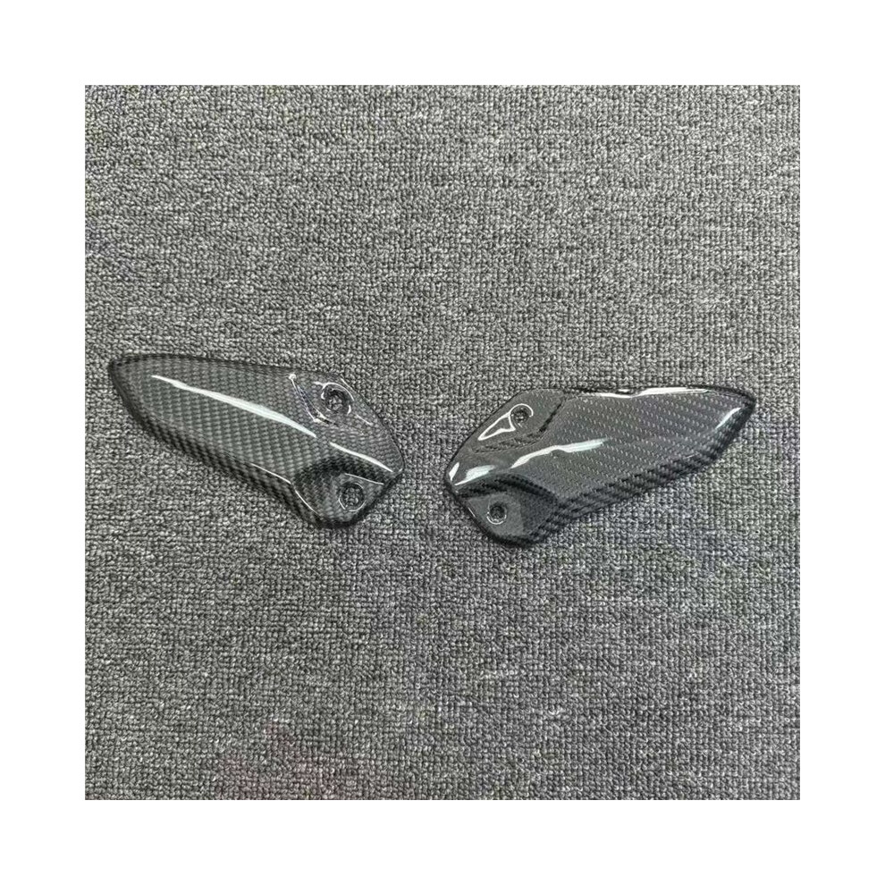 Motorcycle 3K Carbon Fiber Foot Pedal Heel Guard Plates For Zx-4R Zx-4Rr Zx4r 2023-2024 Zx-25R 2020-2024 4711801852267
