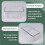 Fruit Vegetable Spice Container with Lid, Plastic Ingredient Container, Ingredient Box, 5 Compartments, Side Container 4