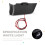 Door Bowl Armrest Atmosphere Light Interior Lights Bowl Handle Frame Light for  RAV4 2019 - 2024 White Light 5