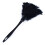3Pc Fashion Turkey Feather Duster with Black Plastic Handle Cleaning Tool(Black)35cm 3
