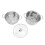 Stainless Steel Stackable Steam Pot with Glass Lid 2