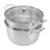 Stainless Steel Stackable Steam Pot with Glass Lid 6
