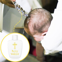 20 Pcs Holy Water Bottles Plastic 2oz Holy Water Container Empty Containers for Catholic Christian Halloween 60ml