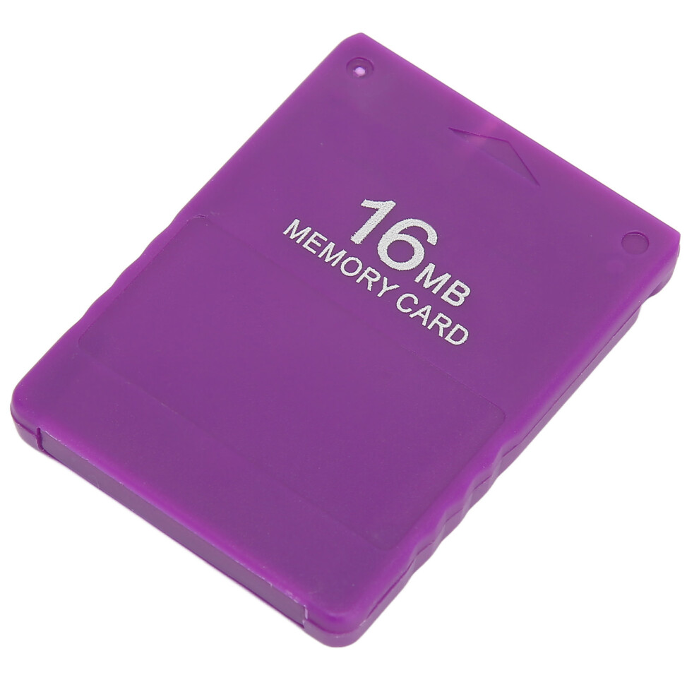 High Speed 16Mb Game Memory Card For Ps2 - Compatible & Durable Purple 8431390489502