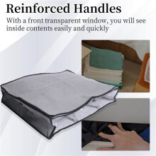 Contenitori per Conservazione Dei Vestiti 3 Pezzi, Borse per Conservazione Delle Coperte Pieghevoli, Contenitori per Conservazione Sotto Letto per