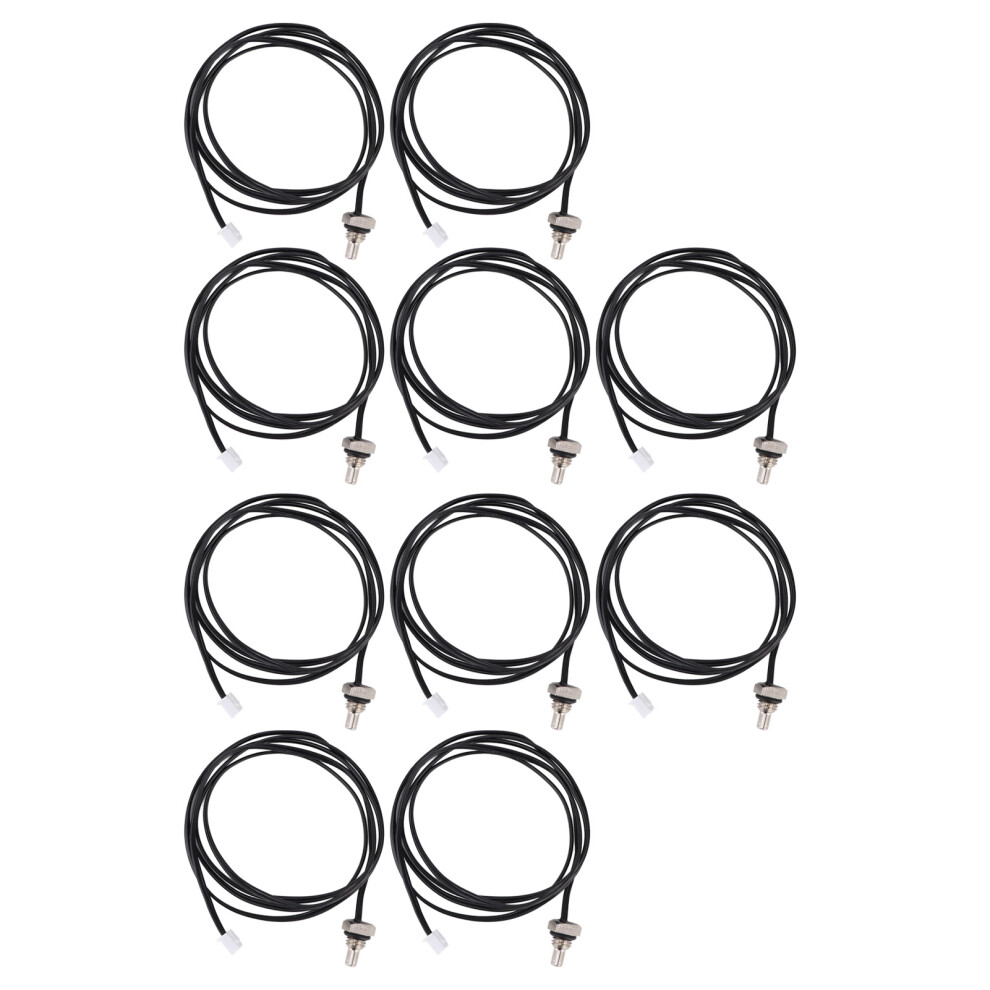 10Pcs M8 Thermistor Sensor NTC 50K 1m Cable Temperature Probe