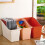 6 Pcs Book Box Connected Storage Box Book Storage Box for Book Folder Magazine File Rack Interlocking Office Classroom 3