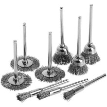 Conjunto de Escova de Arame 72 Peças Conjunto de Escova de Latão e Arame, Acessórios de Ferramenta Rotativa para Ferramentas de Polimento e Limpeza