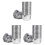 150Pcs Foil Cupcake Cups Disposable Muffin Liners Baking Aluminum Cupcake Tip Pan Ramekin Holders Little Pudding Cups 1