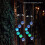 Solar String Lights Outdoor Waterproof Solar Wind Chimes Colored   Light Effect for Garden Party Balcony 5