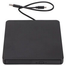 Ultrahorizontal USB 3.0 & C Externe DVD-Laufwerk Schwarz, Schnelles Brennen & Lesen