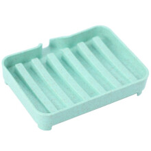Sponge Holder Storage Rack Drain Soap Box Tray Soapbox 4 Pcs Shower Soap Tray Tool Soap Dish Plate Holder Green