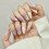 (XS) Unhas postiças roxas com glitter, resistentes e estilosas 3