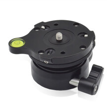 DY-60N 3/8 Screw Leveling Tripod Base with Offset Bubble Level, 1/4inch Thread for DSLR Cameras - for ,