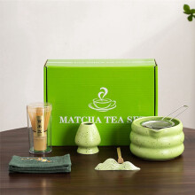Matcha Green Tea Whisk Teaware Japanese Ceremony Bamboo Chasen Tea Tool Tea Brush Exquisite Matcha Kit for Teaset Green