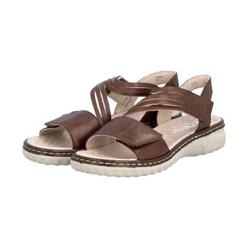 Rieker Sandales Cuir Rieker - Marron 2